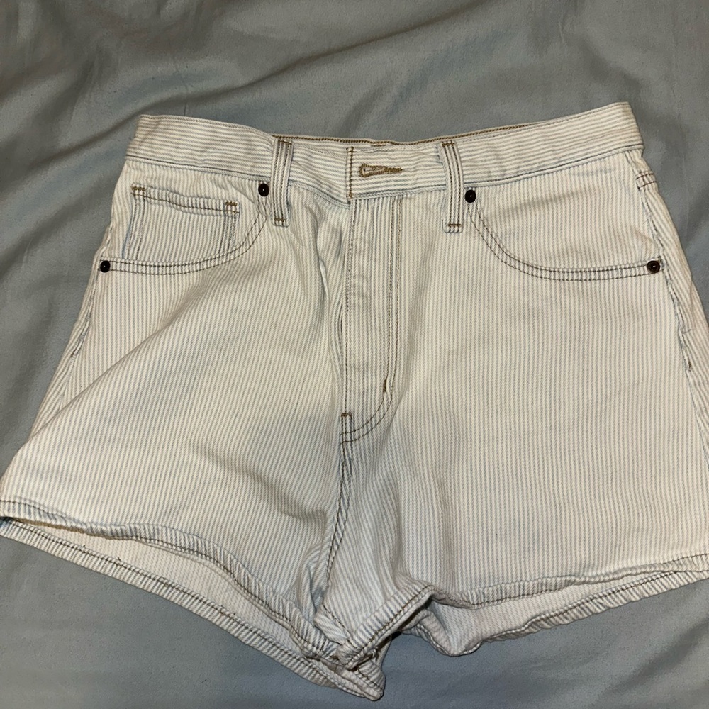 Striped Levi Shorts